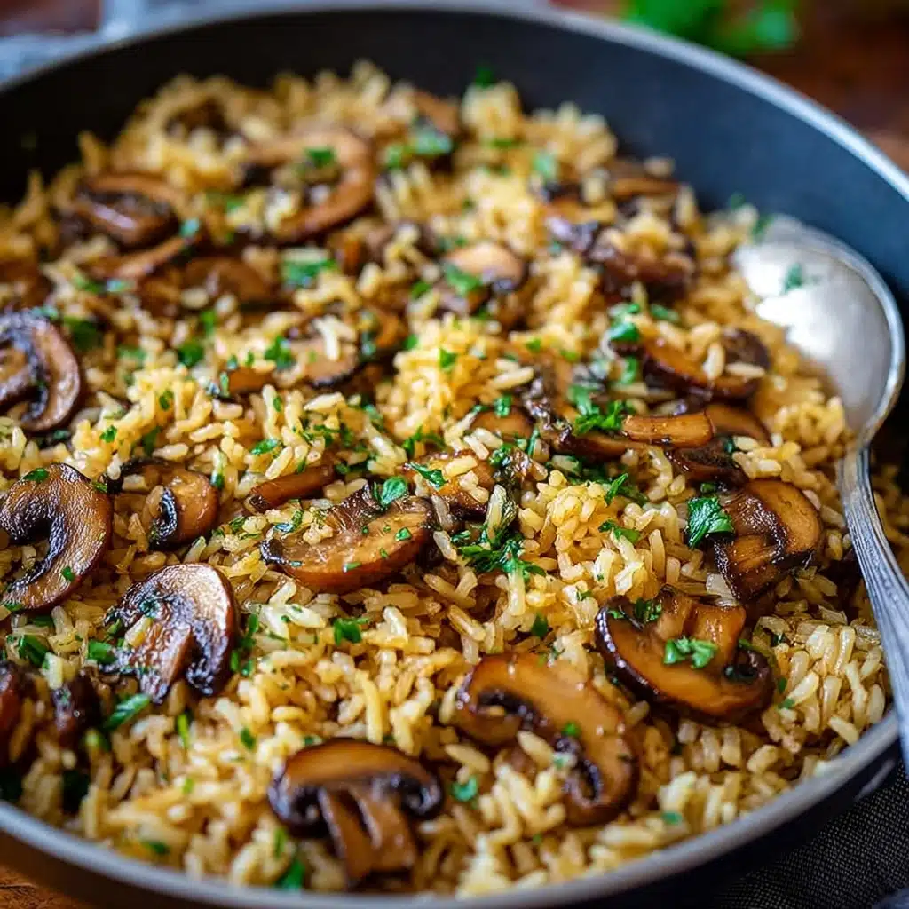 One-Pot Mushroom Rice Recipe 4 One-Pot Mushroom Rice Recipe - Recipe Image