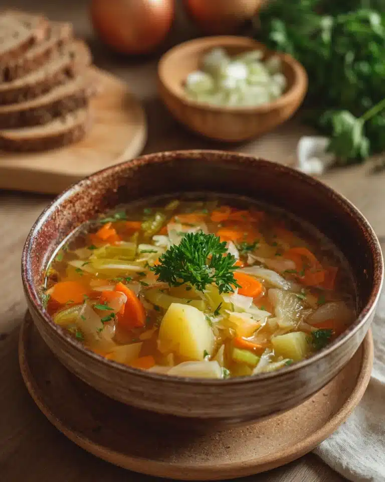 Cabbage Fat-burning Soup Ingredients List Recipe