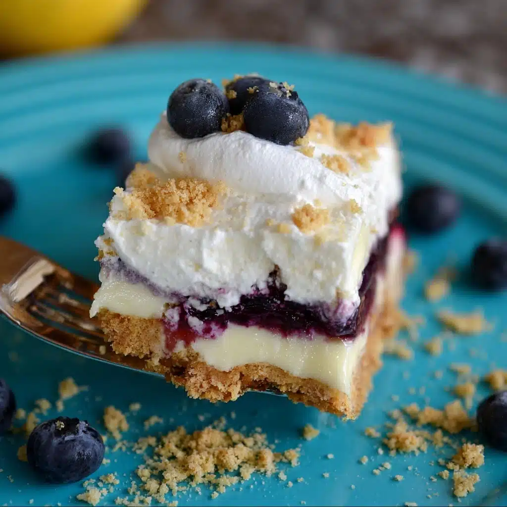 No Bake Lemon Blueberry Dessert Recipe 4 No Bake Lemon Blueberry Dessert Recipe - Recipe Image