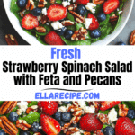 15-Minute Strawberry Spinach Salad Recipe