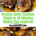 Bobby Flay's Creamy Chicken Thighs Recipe