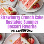 Strawberry Crunch Cake Recipe