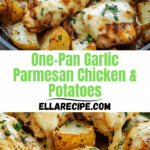 Garlic Parmesan Chicken and Potatoes (One-Pan Dinner) Recipe