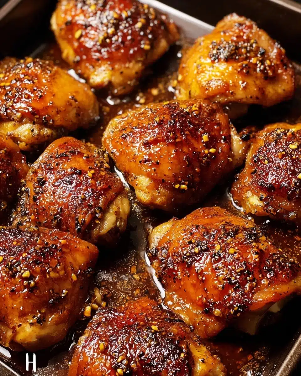 30-min Oven Baked Boneless Skinless Chicken Thighs Recipe