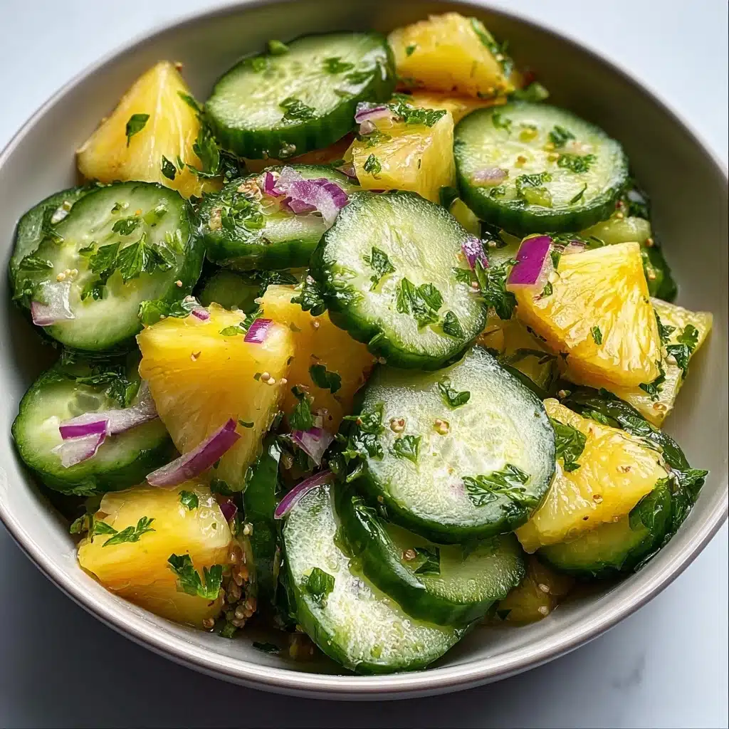 Pineapple Cucumber Salad Recipe 3 Pineapple Cucumber Salad Recipe - Recipe Image