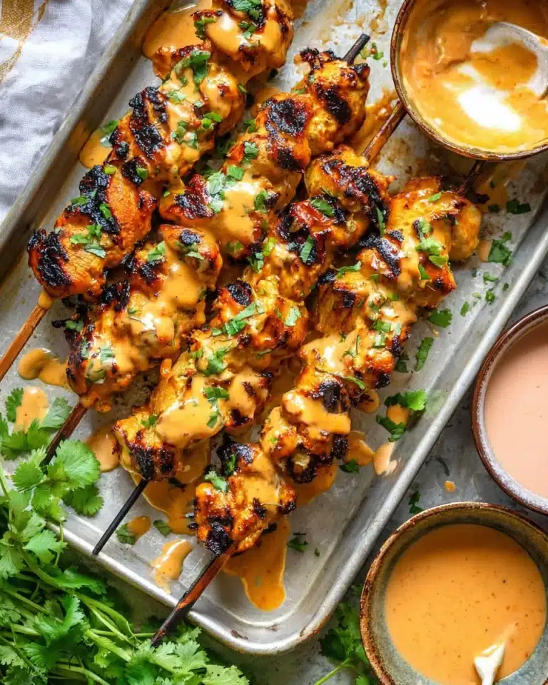Bang Bang Chicken Skewers Recipe