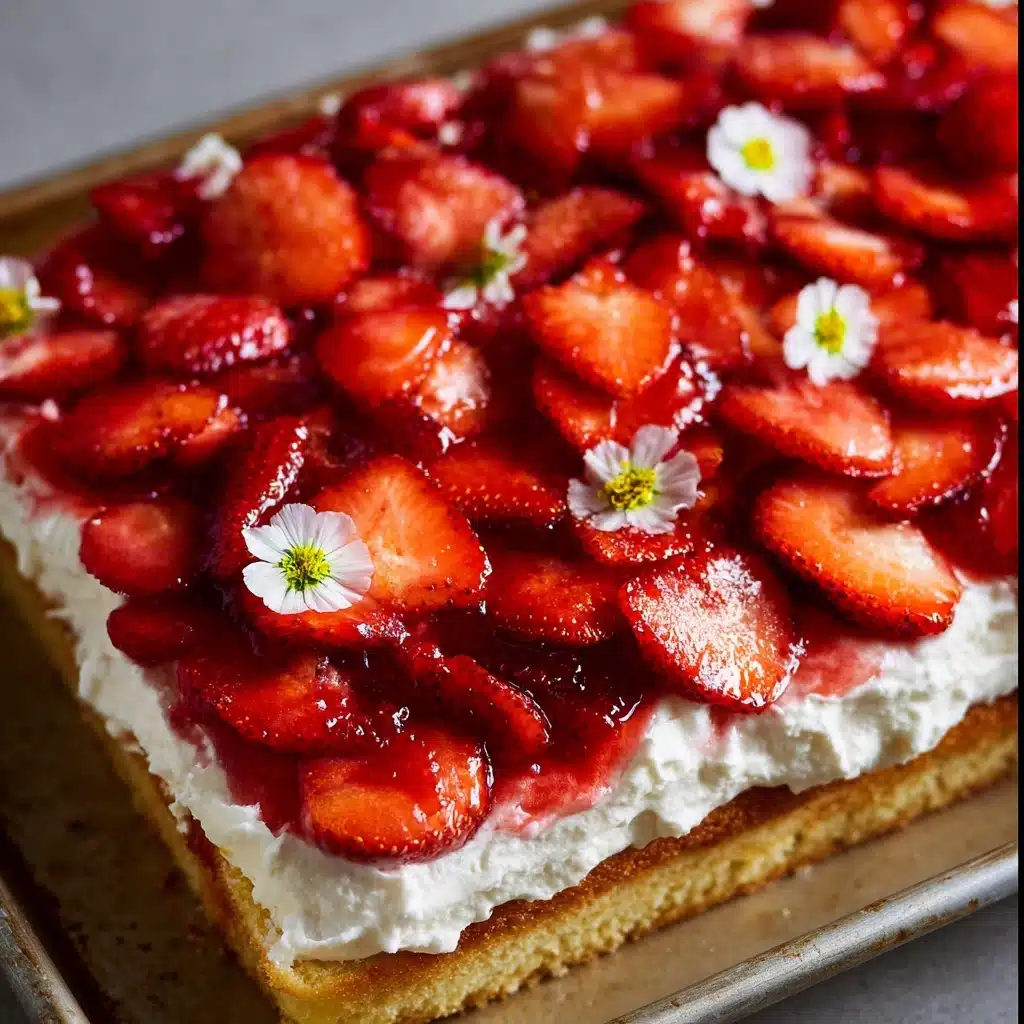 Sheet Pan Strawberry Shortcake Recipe - Recipe Image