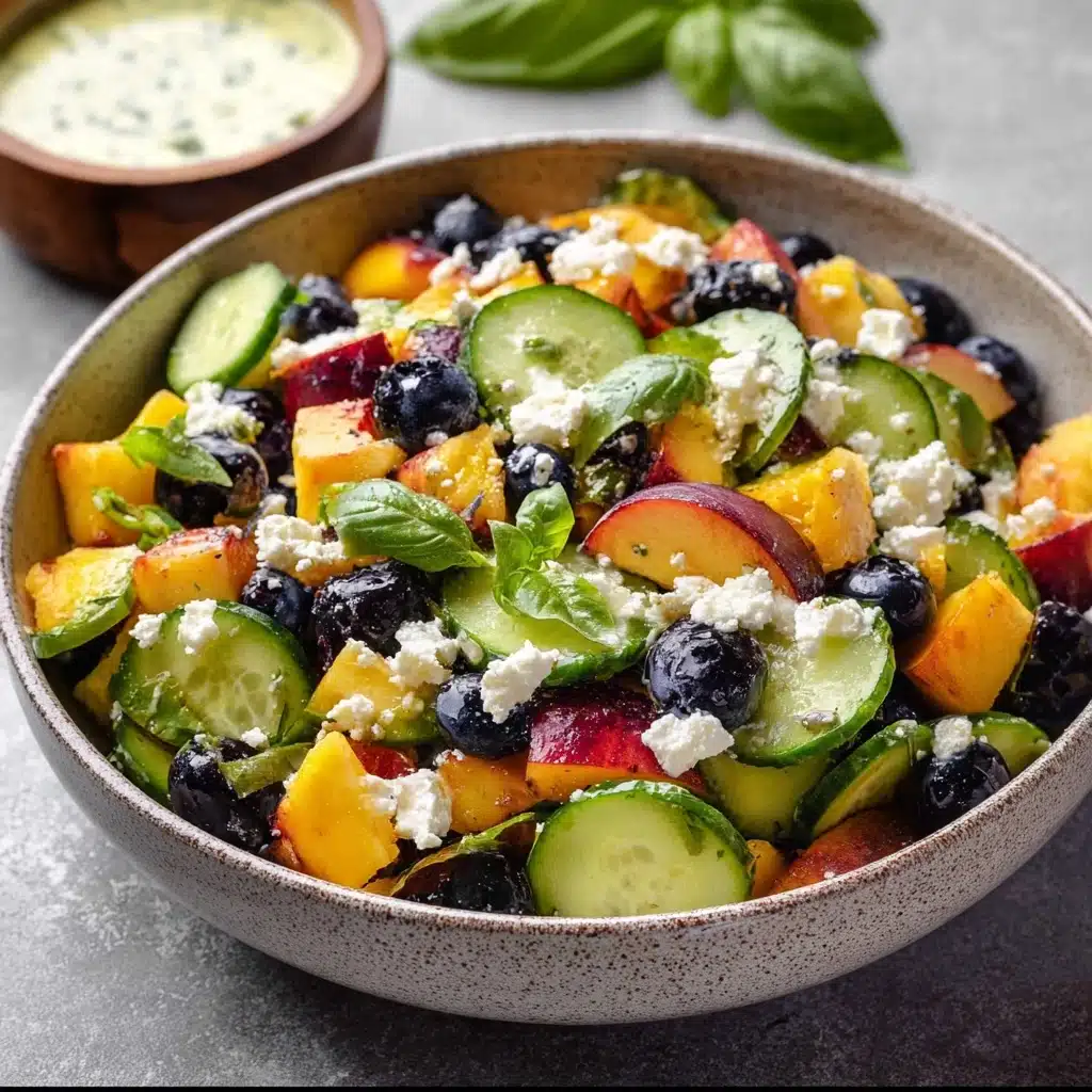 Blueberry Peach Feta Salad Recipe 5 Blueberry Peach Feta Salad Recipe - Recipe Image