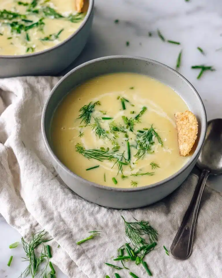Potato Garlic Scape Soup Recipe