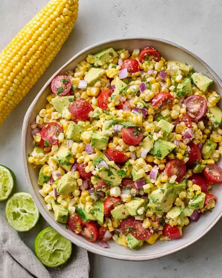 Corn Tomato Avocado Salad Recipe