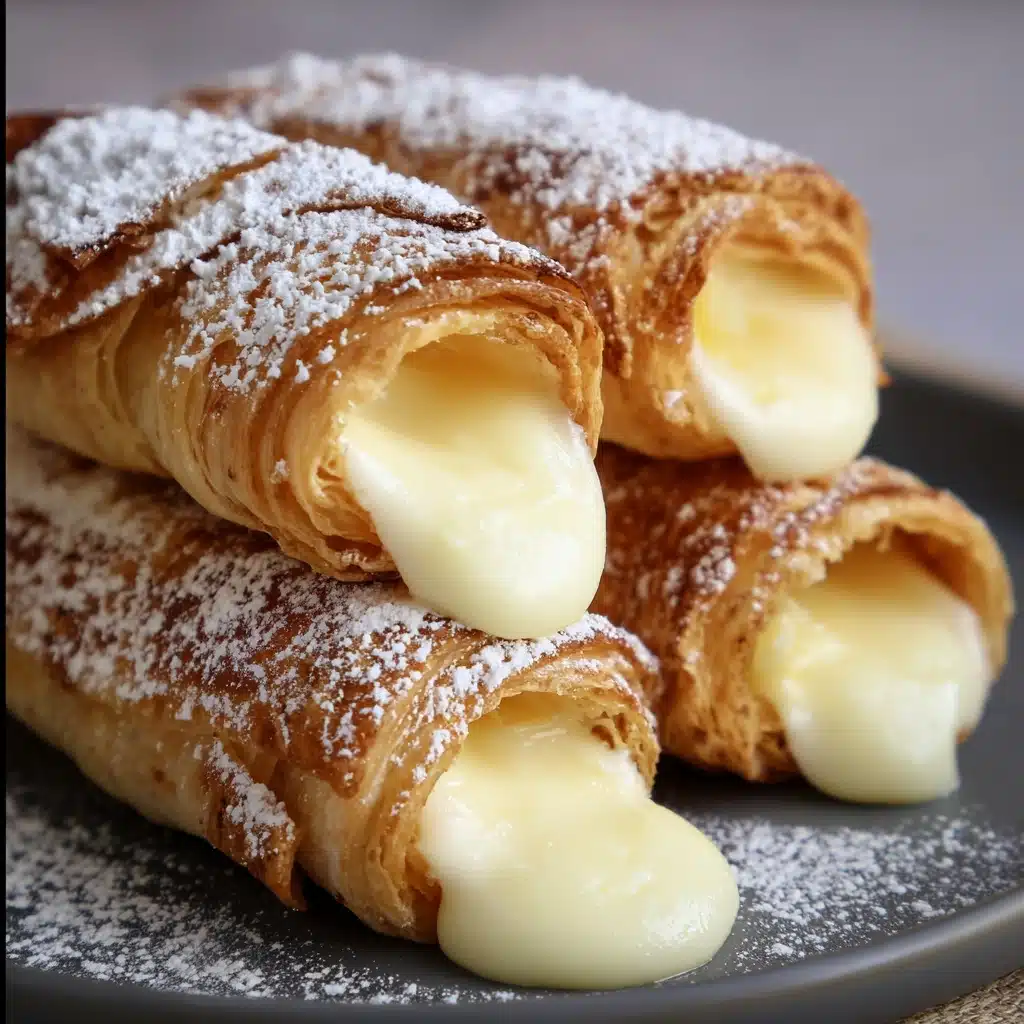 Italian Cream Stuffed Cannoncini Recipe 5 Italian Cream Stuffed Cannoncini Recipe - Recipe Image