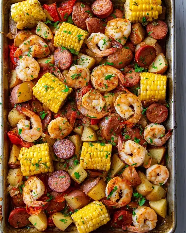 Sheet Pan Shrimp Boil Recipe