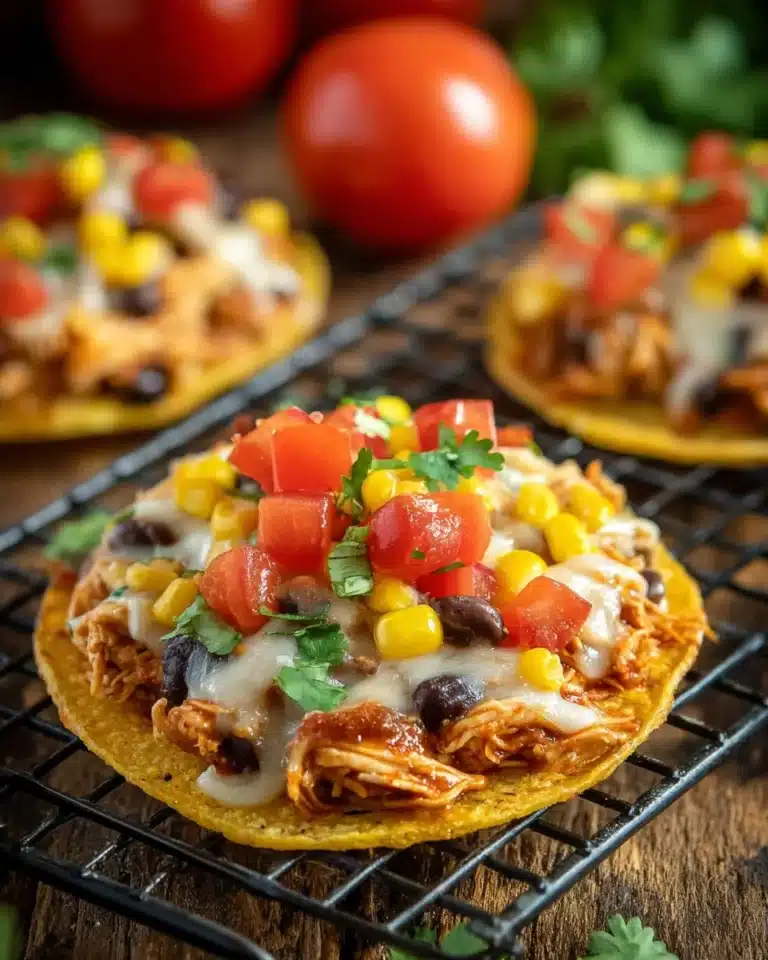 Mexican Rotisserie Chicken Tostadas Recipe