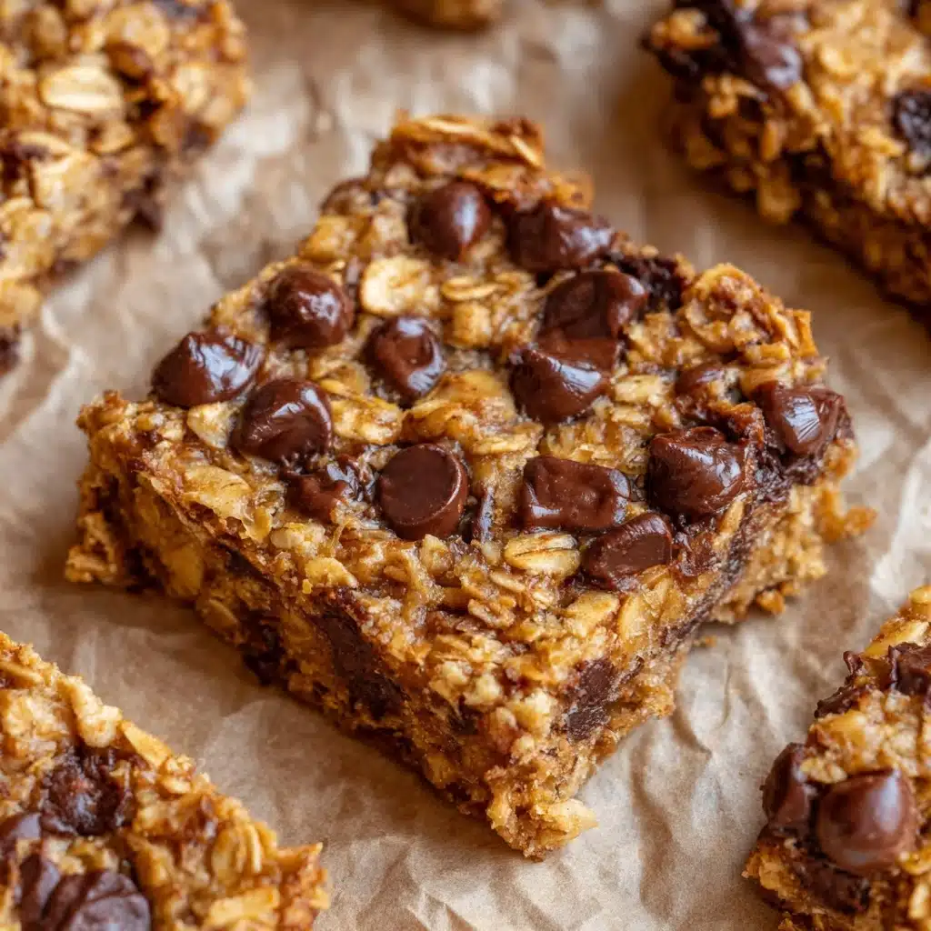 Banana Oatmeal Bars Recipe 4 Banana Oatmeal Bars Recipe - Recipe Image