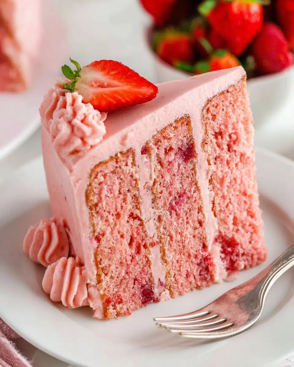 Homemade Strawberry Cake Recipe