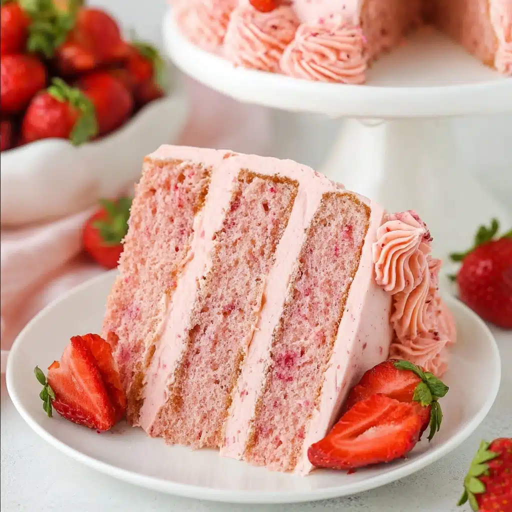 Homemade Strawberry Cake Recipe 2 Homemade Strawberry Cake Recipe - Recipe Image