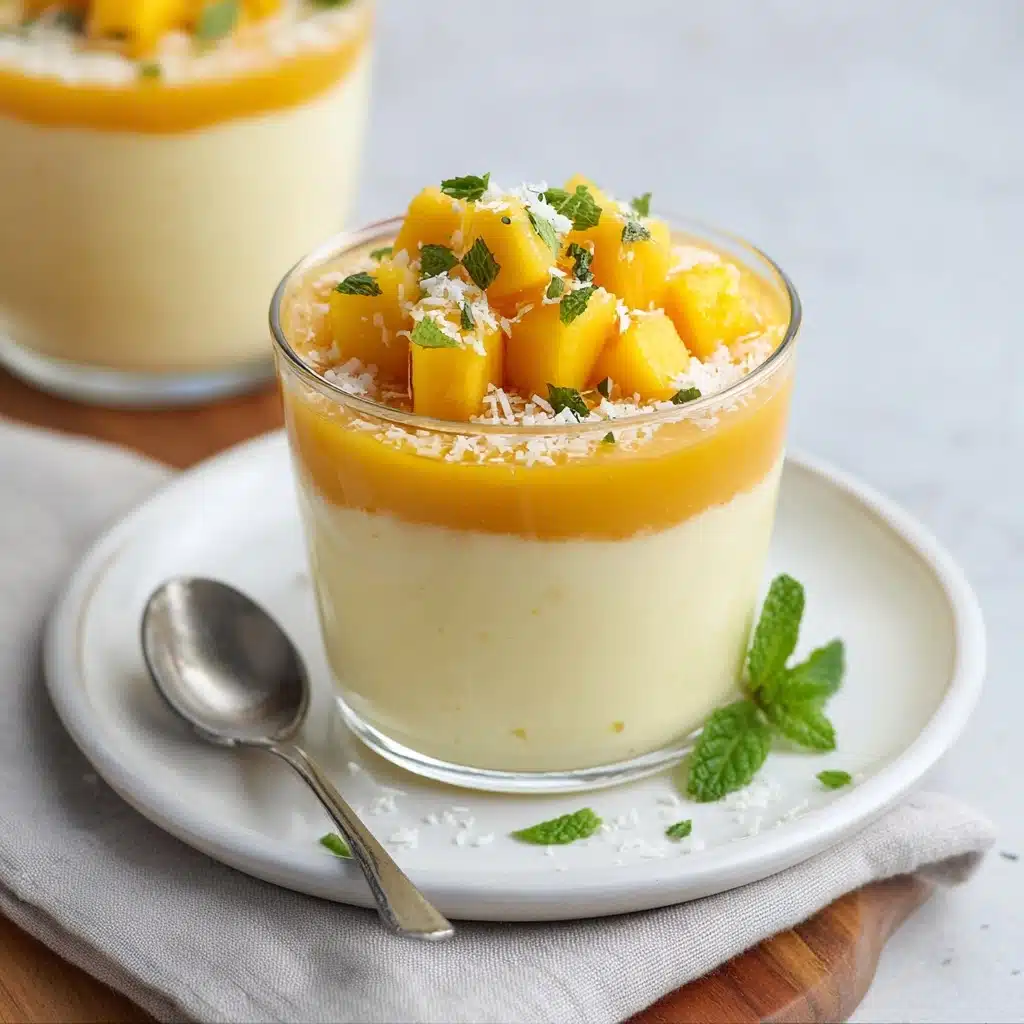 Mango Panna Cotta Recipe 4 Mango Panna Cotta Recipe - Recipe Image
