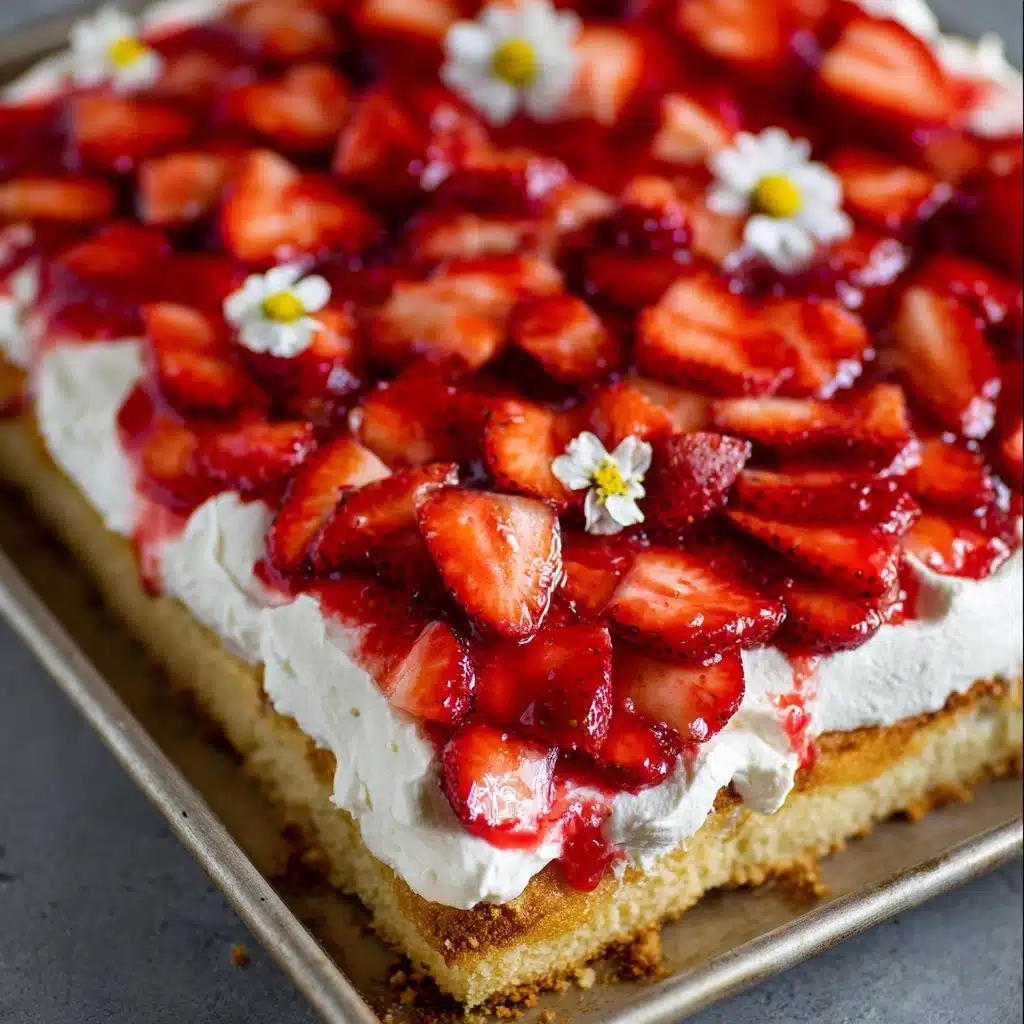 Sheet Pan Strawberry Shortcake Recipe 2 Sheet Pan Strawberry Shortcake Recipe - Recipe Image