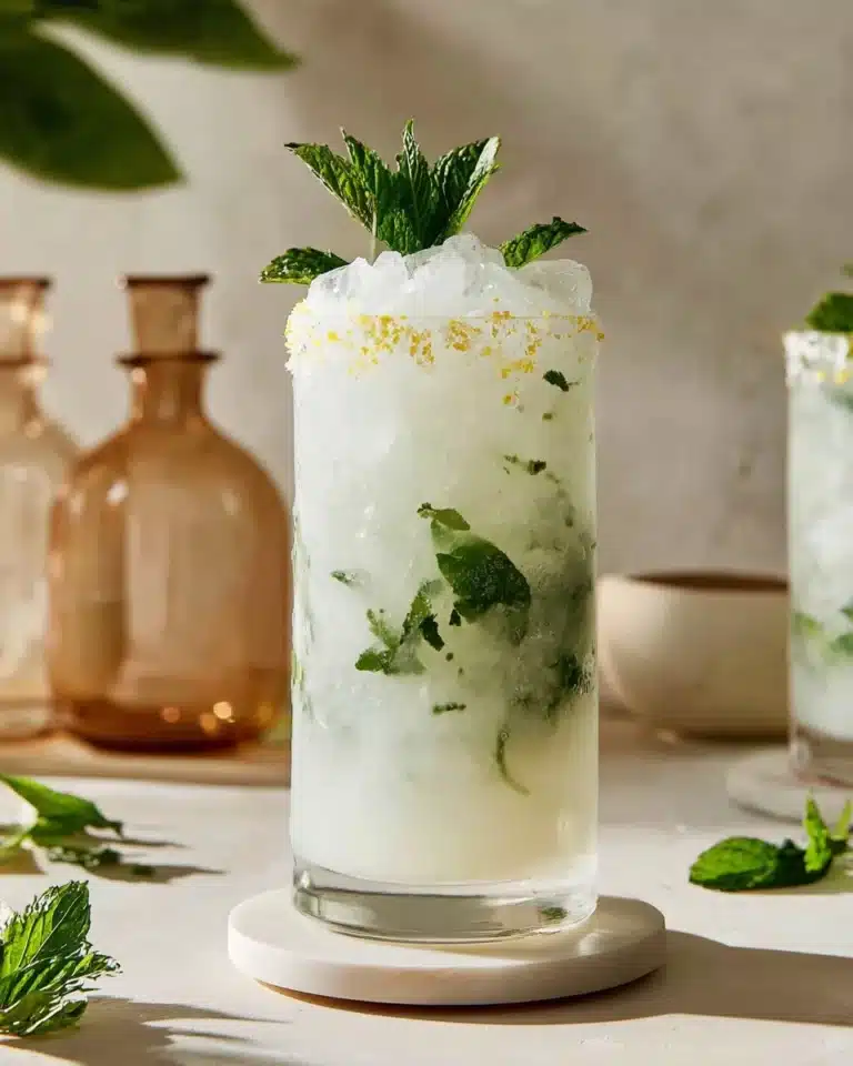 Coconut Mojito Mocktail Recipe