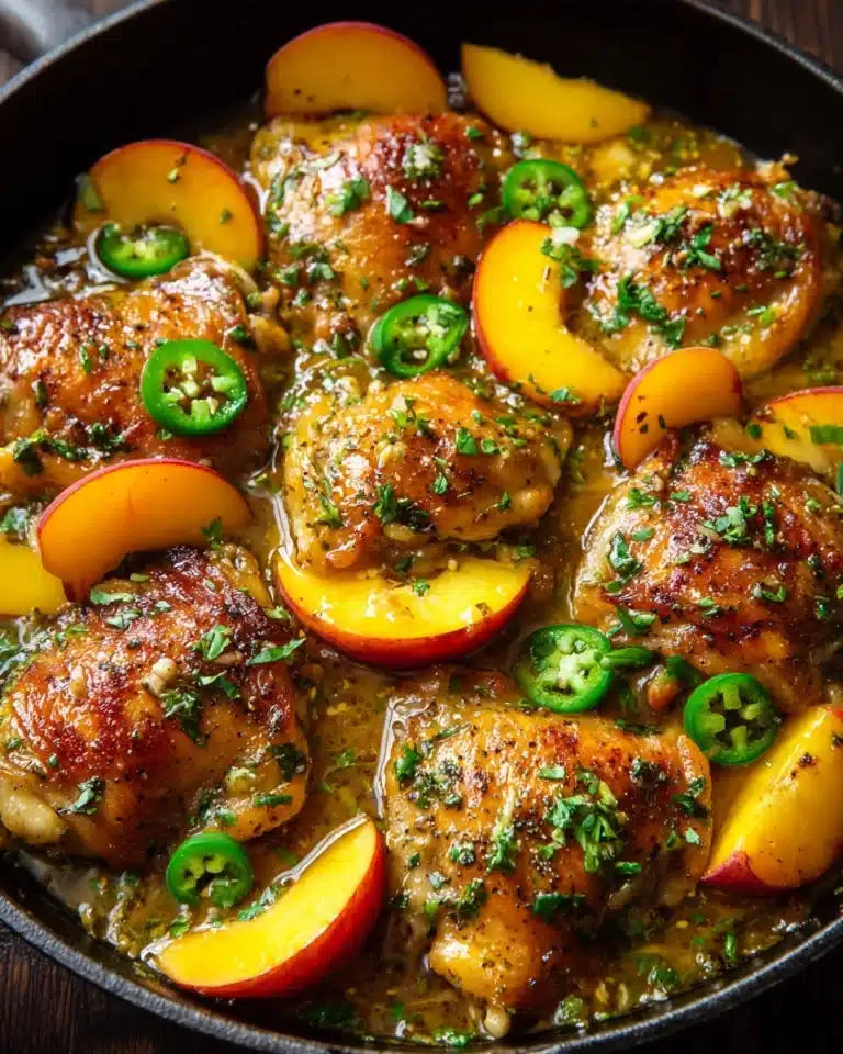 Jalapeno Peach Chicken Recipe