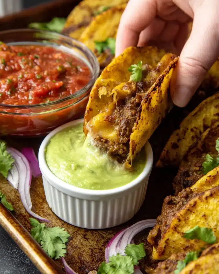 Crispy Ground Beef Tacos Recipe