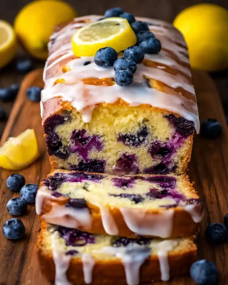 Lemon Blueberry Yogurt Loaf Recipe