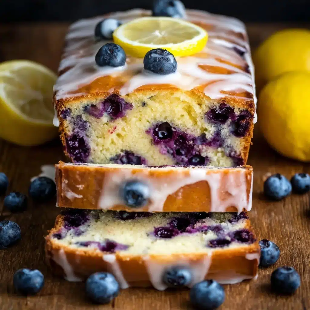 Lemon Blueberry Yogurt Loaf Recipe 4 Lemon Blueberry Yogurt Loaf Recipe - Recipe Image