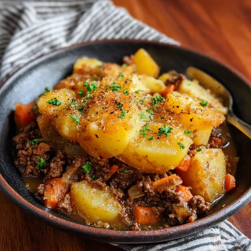 Hobo Casserole Rustic Ground Beef and Potato Bake Recipe 4 Hobo Casserole Rustic Ground Beef and Potato Bake Recipe - Recipe Image