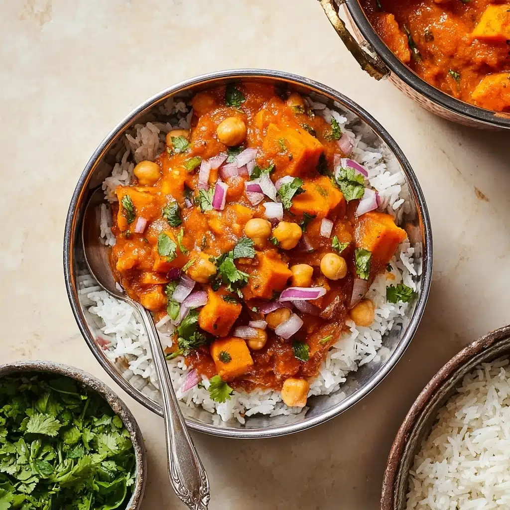 Sweet Potato and Chickpea Curry Recipe 4 Sweet Potato and Chickpea Curry Recipe - Recipe Image
