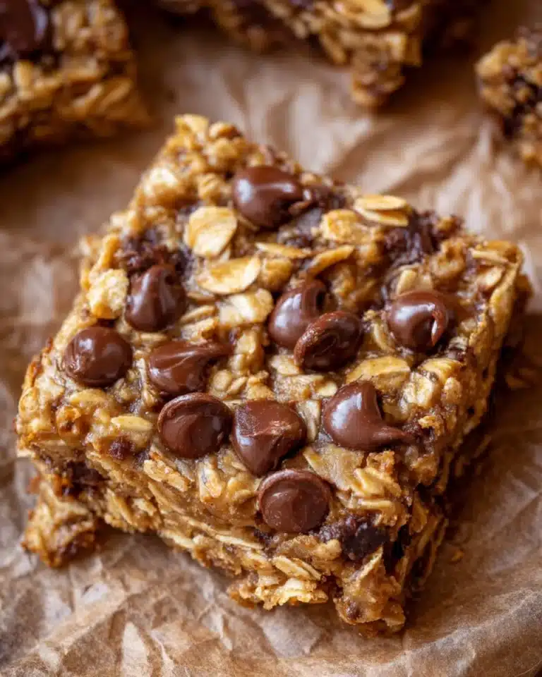 Banana Oatmeal Bars Recipe