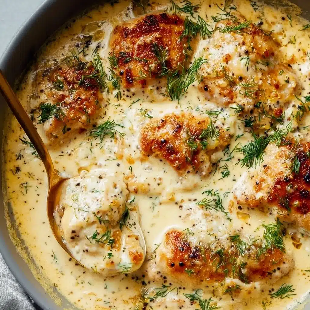 Creamy Oven Baked Chicken Thighs Recipe 4 Creamy Oven Baked Chicken Thighs Recipe - Recipe Image