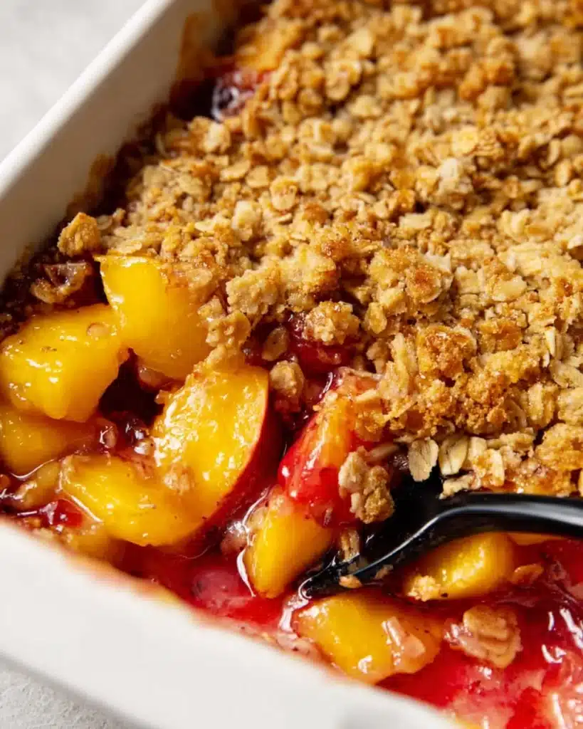 Strawberry Peach Crisp Recipe