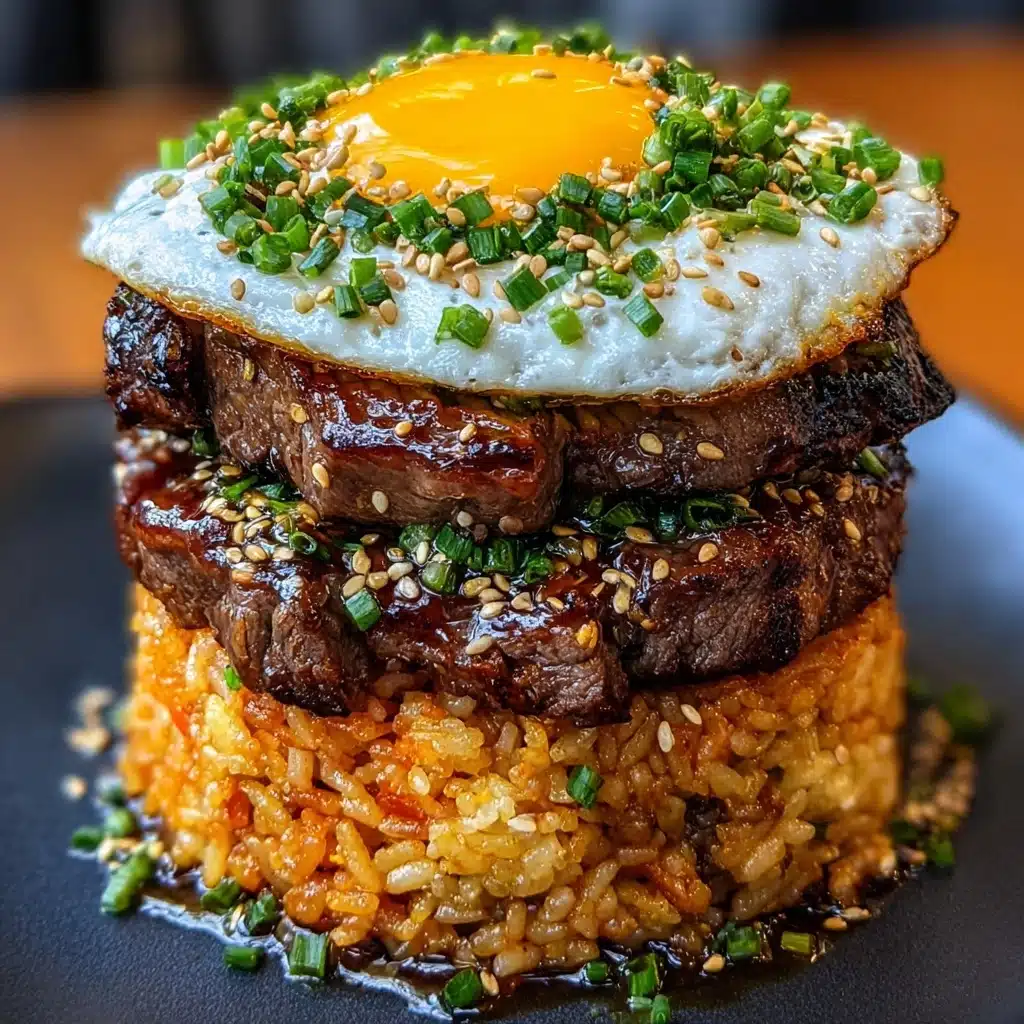 Korean BBQ Beef Rice Stack Recipe 4 Korean BBQ Beef Rice Stack Recipe - Recipe Image