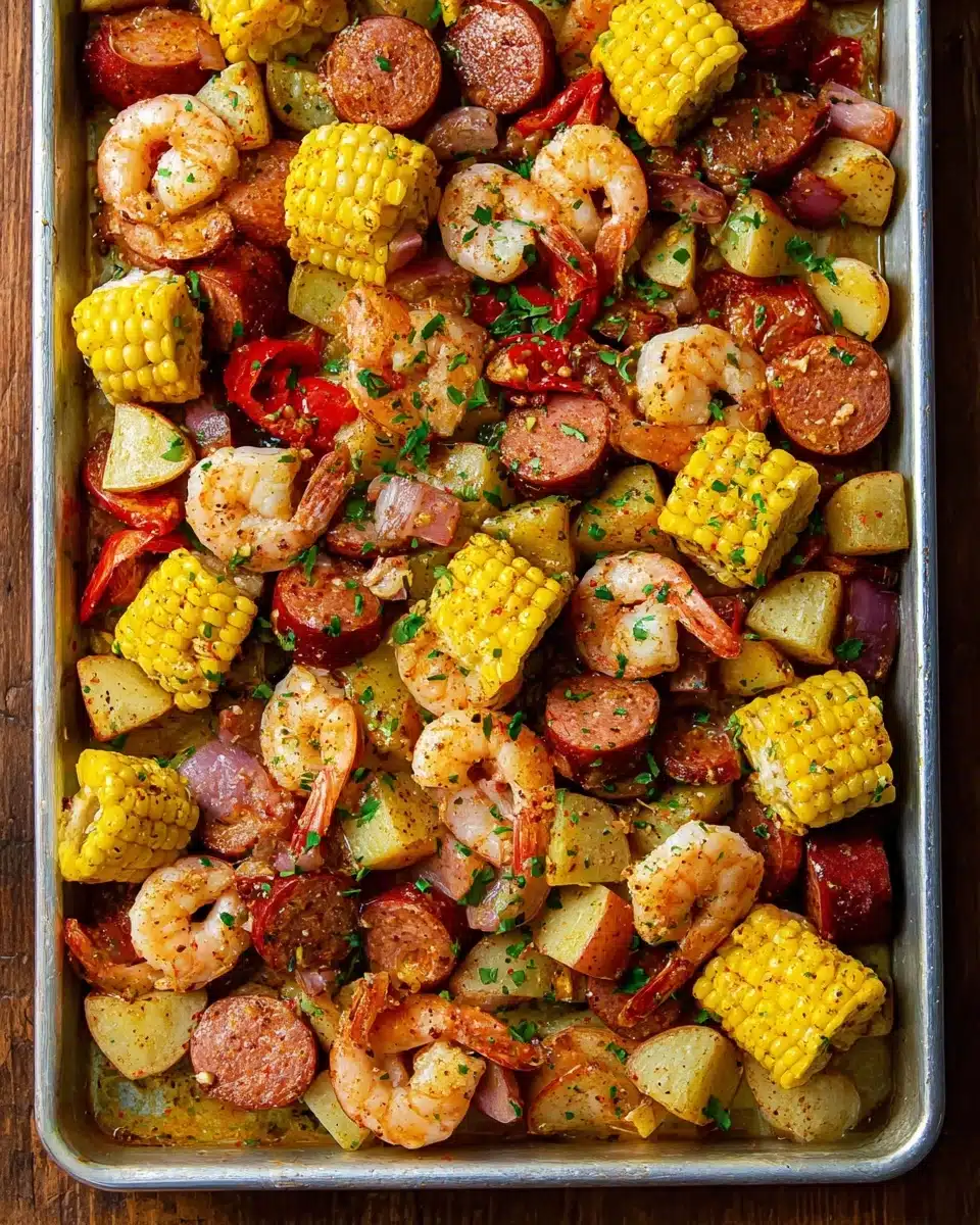Sheet Pan Shrimp Boil Recipe 4 Sheet Pan Shrimp Boil Recipe - Recipe Image