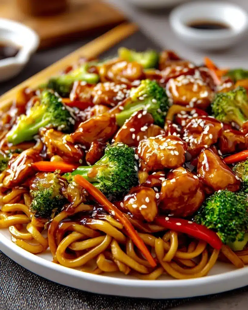 Chicken Teriyaki Noodles Recipe