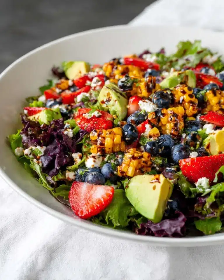 Strawberry Avocado Corn Salad Recipe