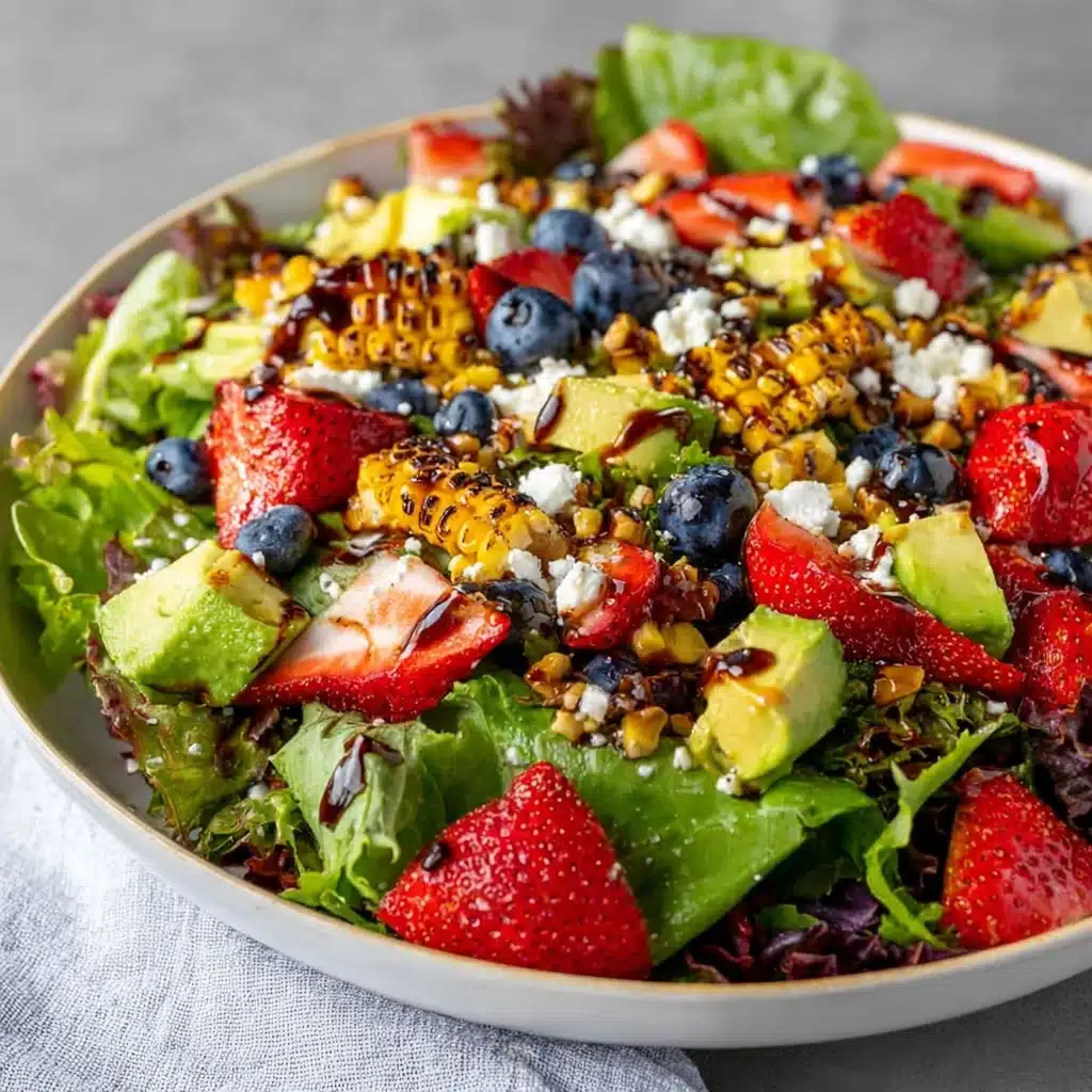 Strawberry Avocado Corn Salad Recipe 4 Strawberry Avocado Corn Salad Recipe - Recipe Image