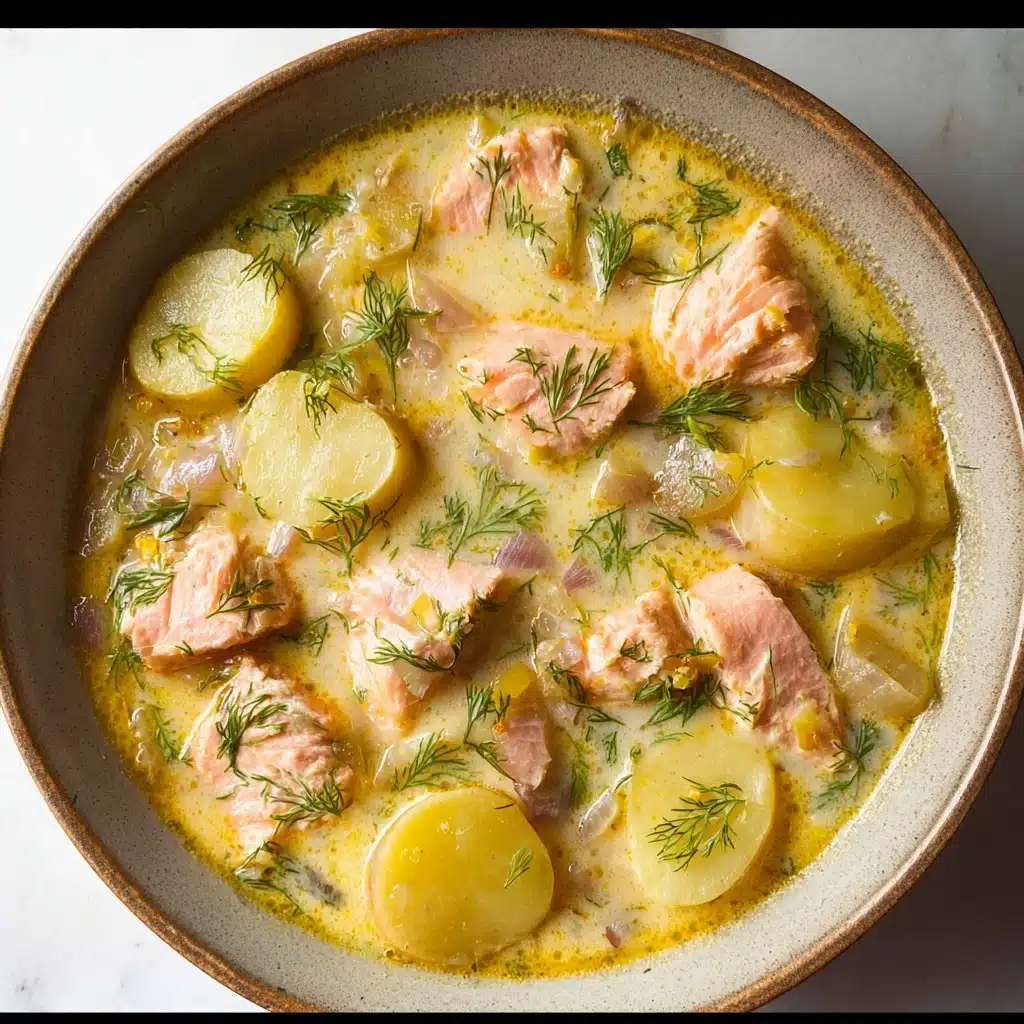 Simple Salmon Chowder Recipe 4 Simple Salmon Chowder Recipe - Recipe Image