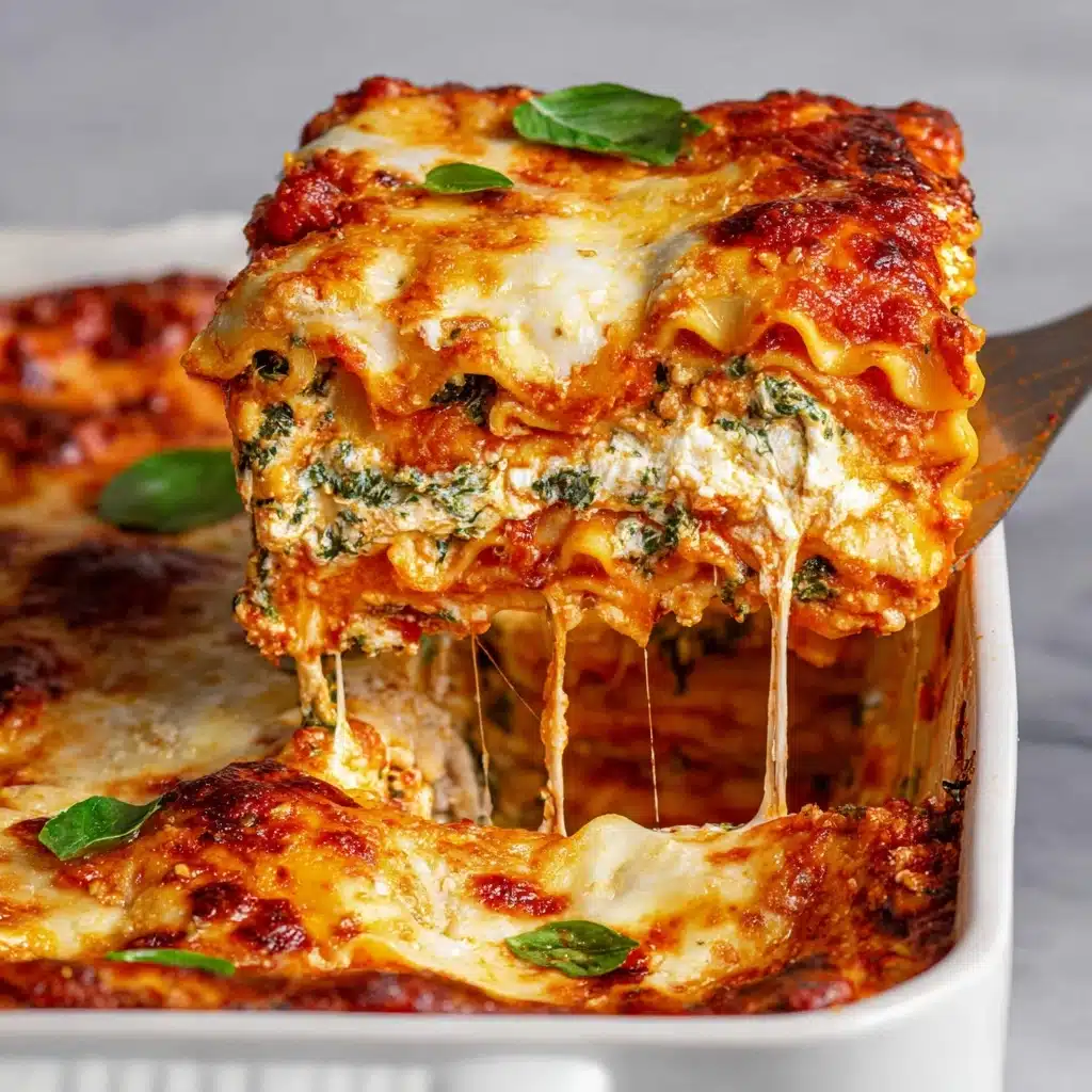 Ultimate Spinach Lasagna (3 Cheeses) Recipe 4 Ultimate Spinach Lasagna (3 Cheeses) Recipe - Recipe Image