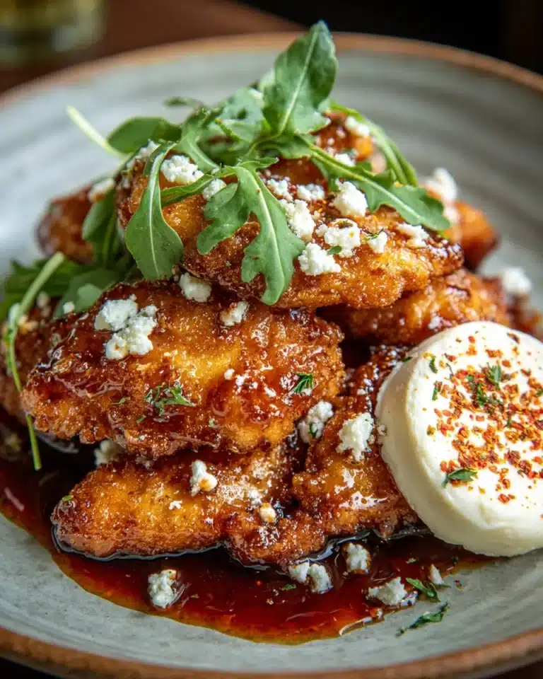 Crispy Hot Honey Feta Chicken Recipe