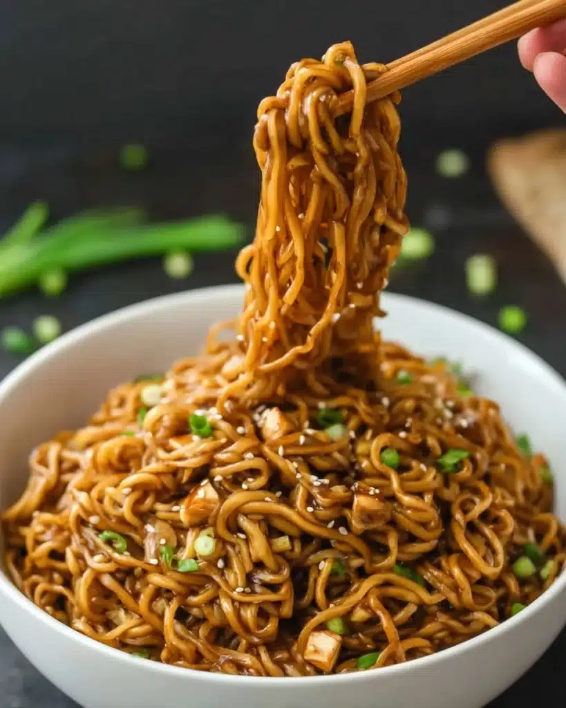 Easy Saucy Ramen Noodles Recipe