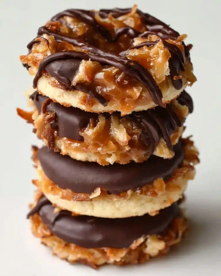 Homemade Samoas Cookies Recipe