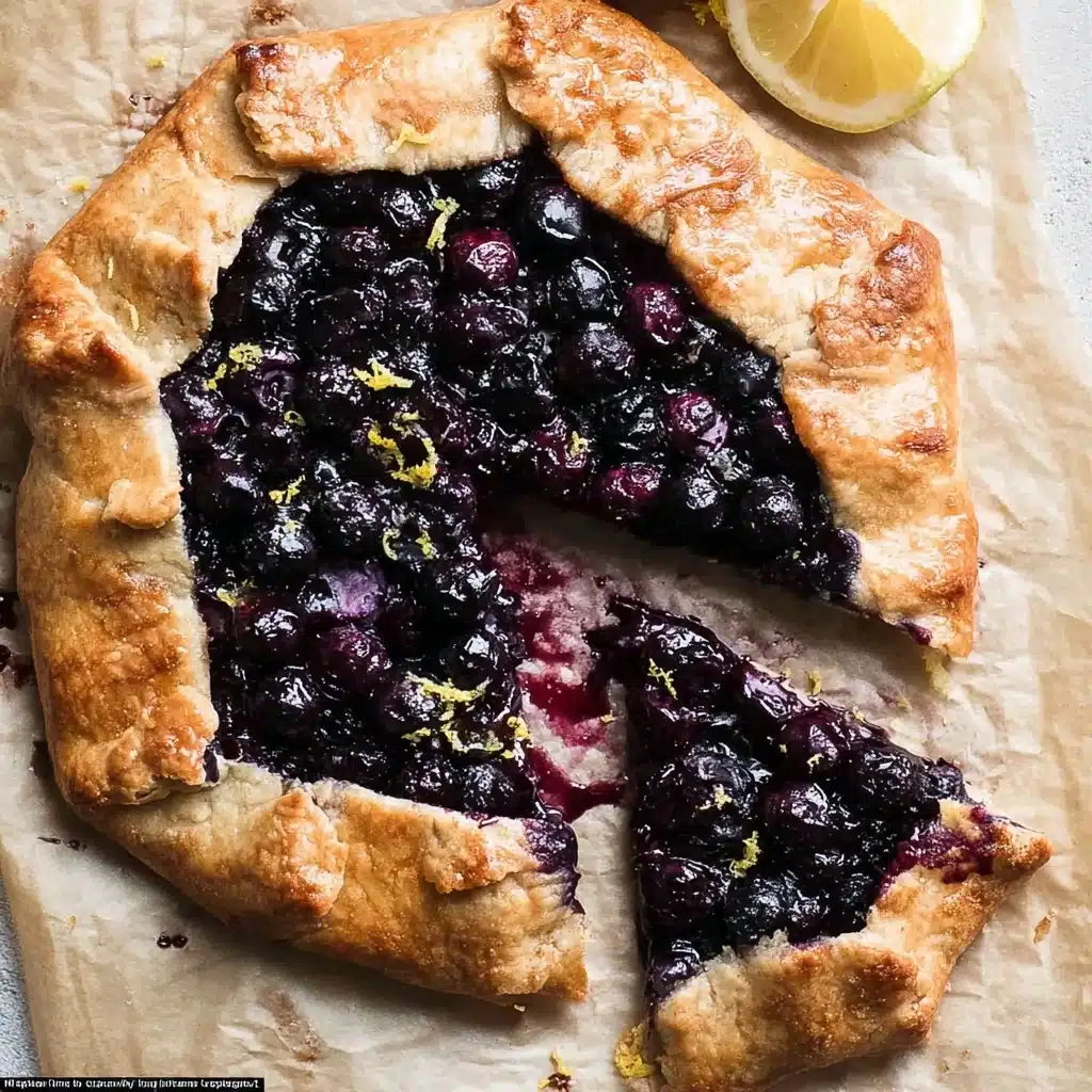 Lemon Blueberry Cream Cheese Galette Recipe 4 Lemon Blueberry Cream Cheese Galette Recipe - Recipe Image