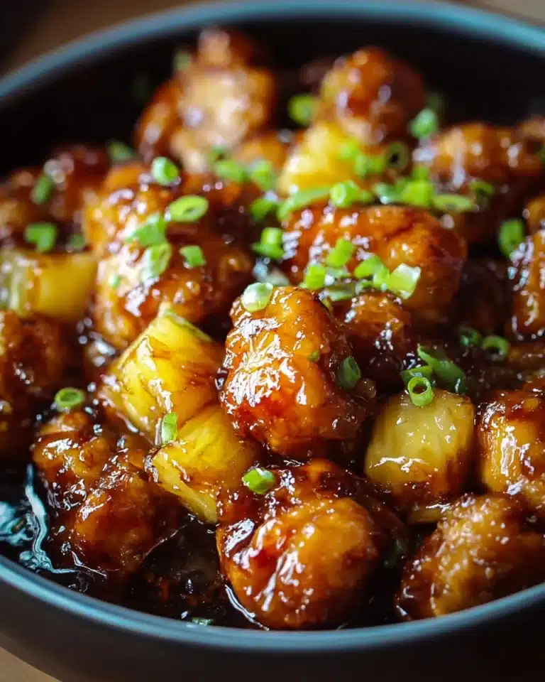 brown sugar pineapple chicken Recipe