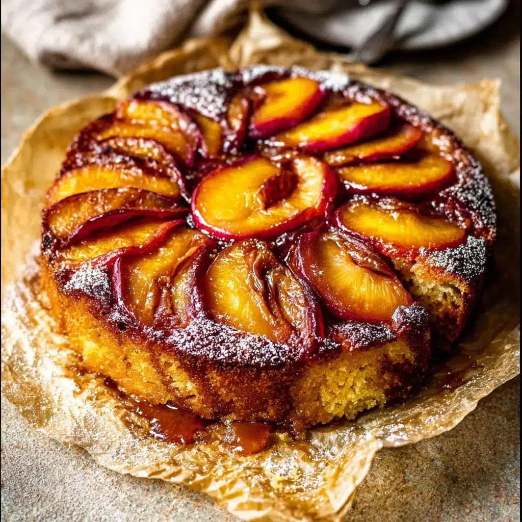 Peach Upside-Down Cake Recipe 4 Peach Upside-Down Cake Recipe - Recipe Image
