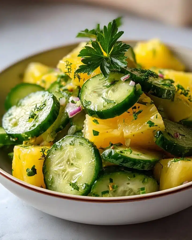 Pineapple Cucumber Salad Recipe