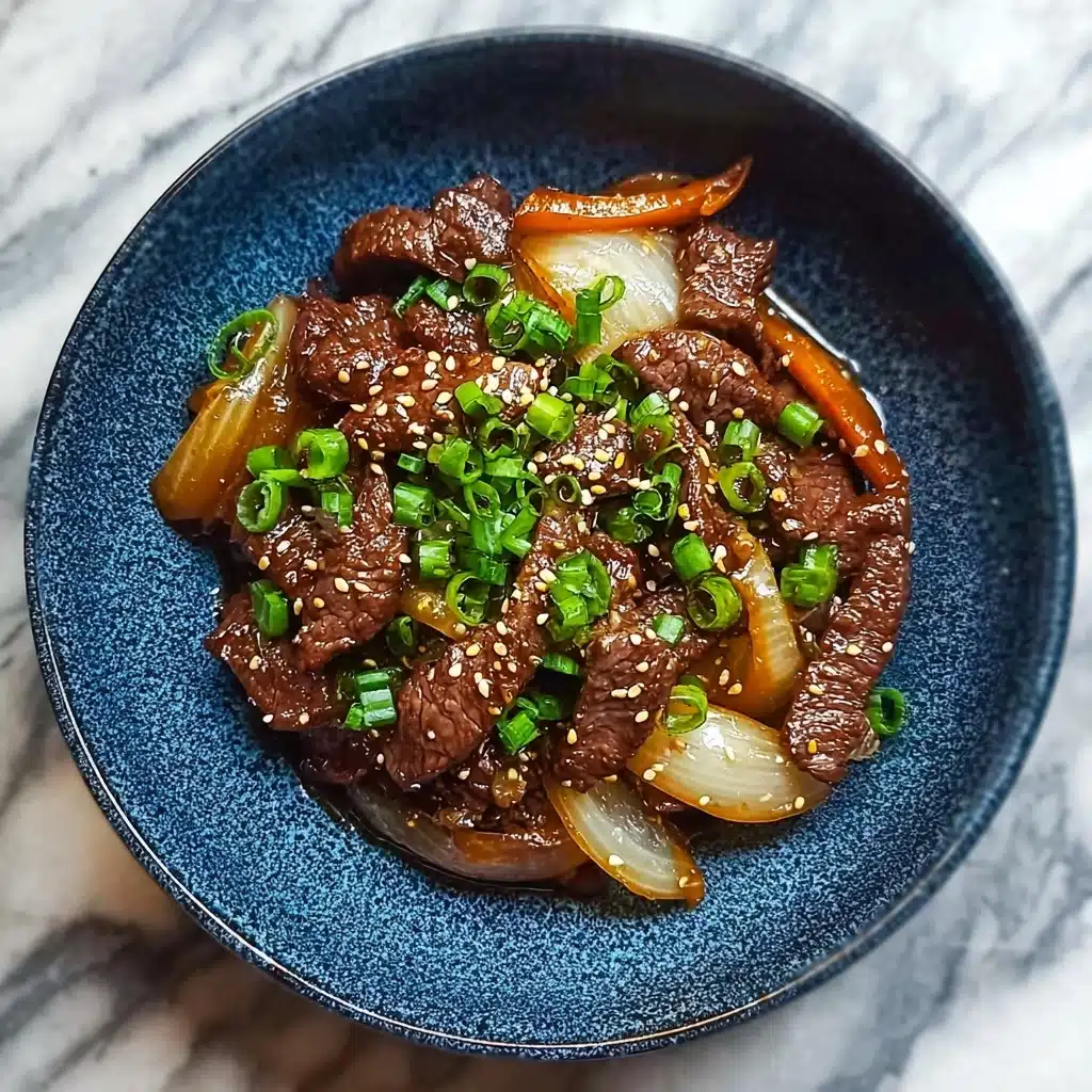 Beef and Onion Stir Fry Recipe 5 Beef and Onion Stir Fry Recipe - Recipe Image