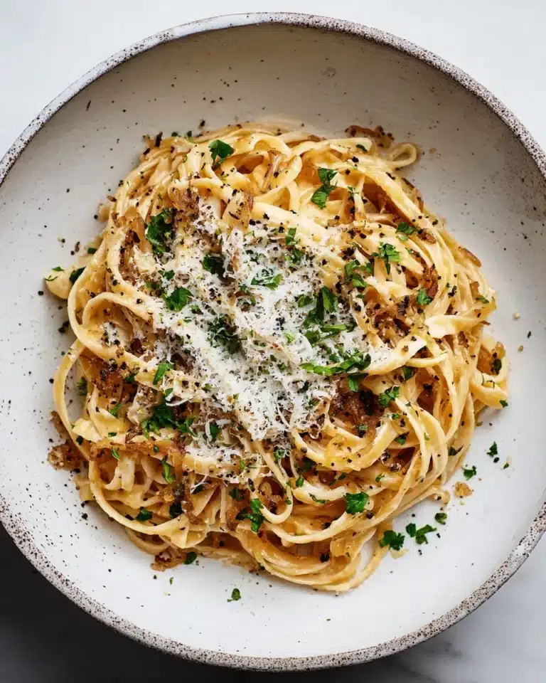 Caramelized Onion Pasta Recipe