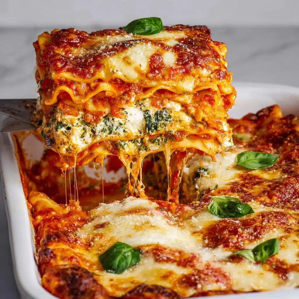 Ultimate Spinach Lasagna (3 Cheeses) Recipe 5 Ultimate Spinach Lasagna (3 Cheeses) Recipe - Recipe Image
