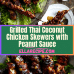 Grilled Thai Coconut Chicken Skewers Recipe